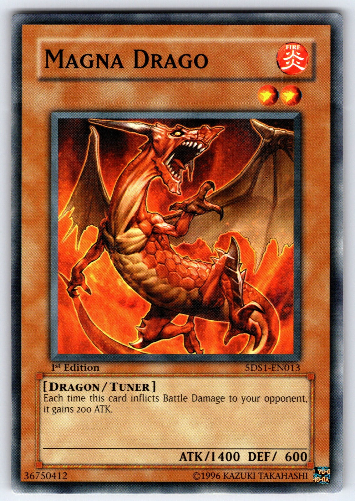 Magna Drago Unlimited Common 5D's 2008 Starter Deck 5DS1-EN013 LP 2008