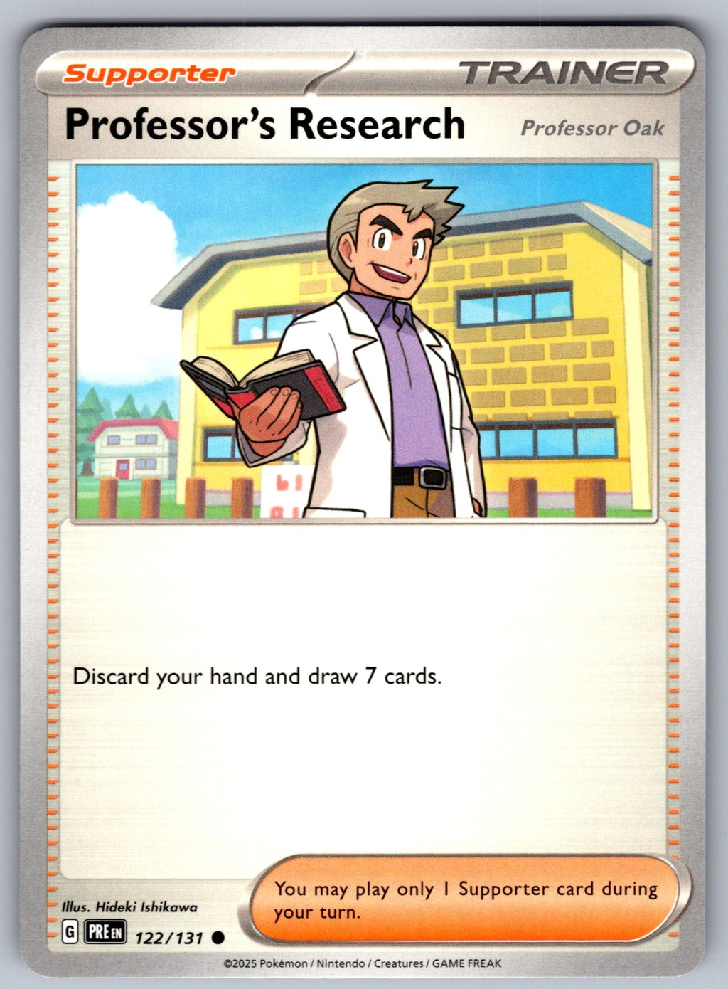 Professor's Research [Professor Oak] Common SV: Prismatic Evolutions 122/131 NM 2025