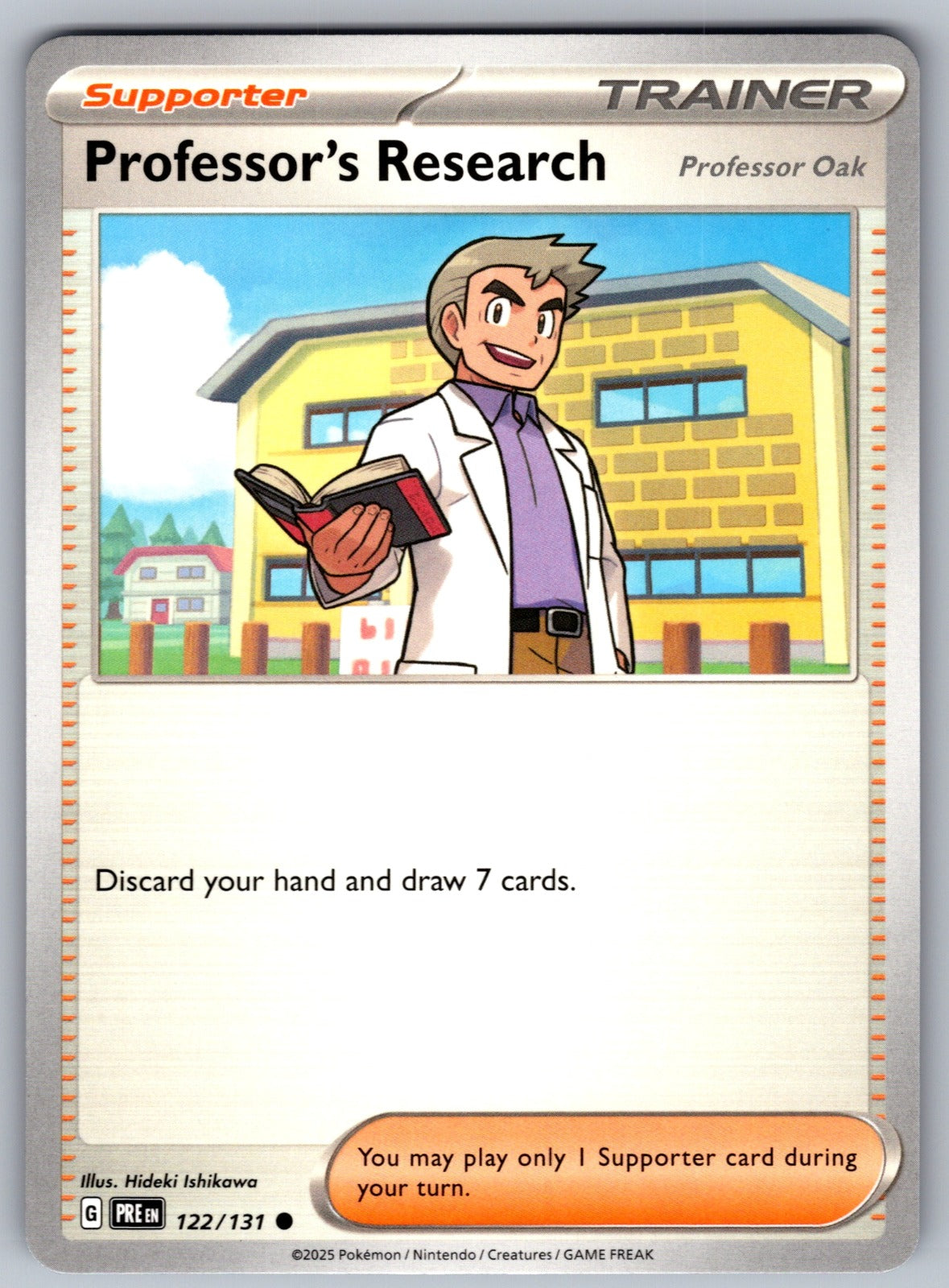Professor's Research [Professor Oak] Common SV: Prismatic Evolutions 122/131 NM 2025