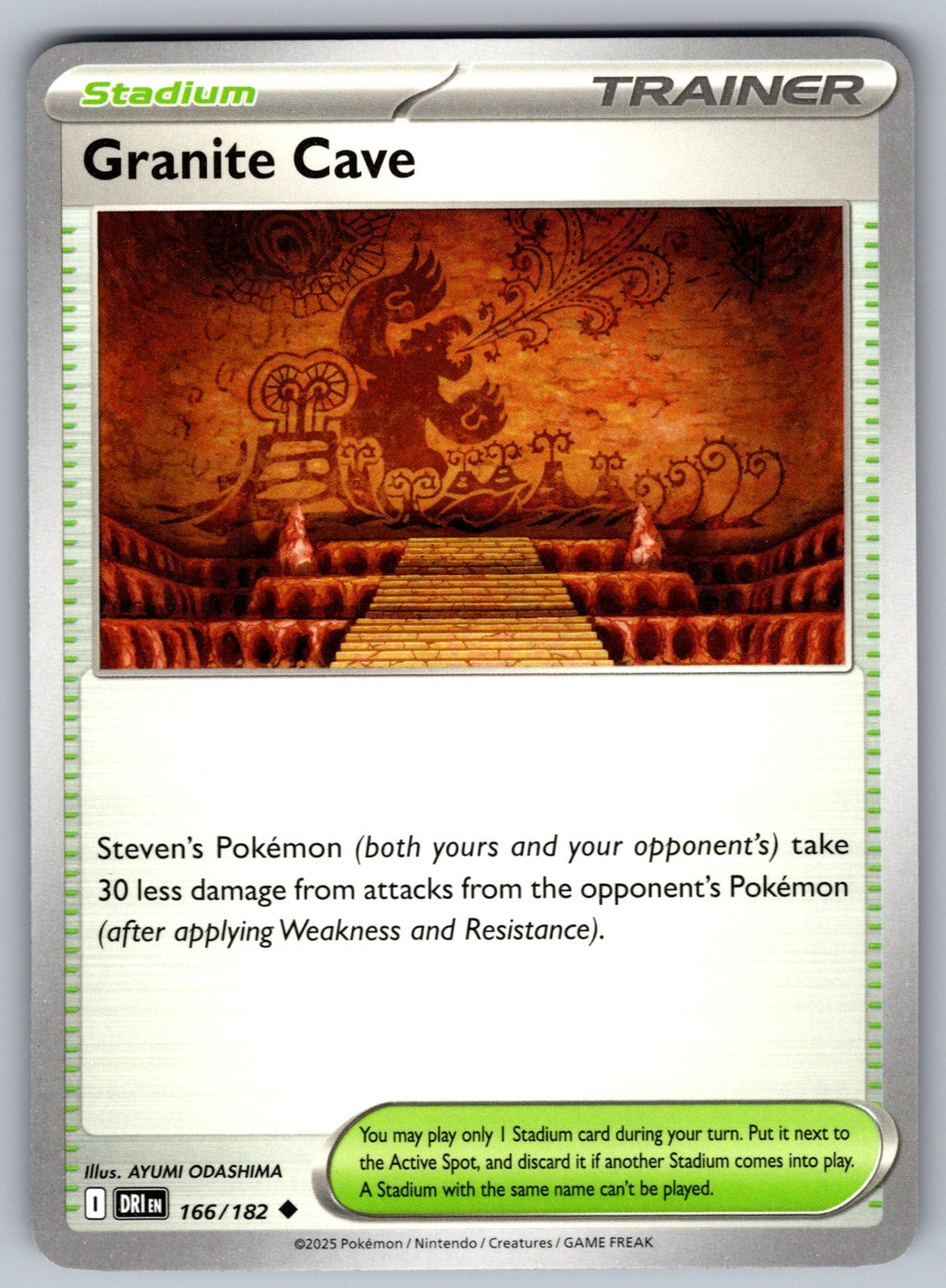 Granite Cave Uncommon SV10: Destined Rivals 166/182 NM 2025