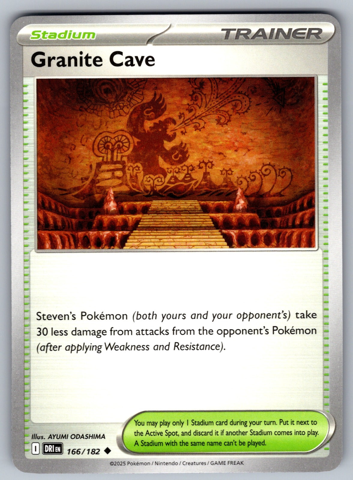 Granite Cave Uncommon SV10: Destined Rivals 166/182 NM 2025