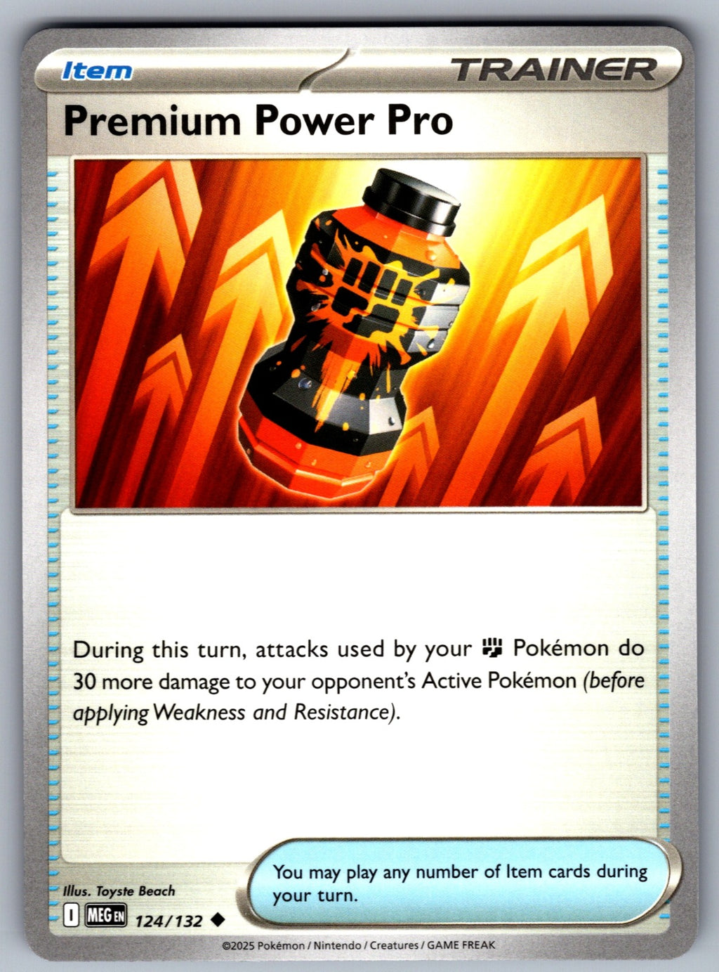 Premium Power Pro Uncommon ME01: Mega Evolution 124/132 NM 2025