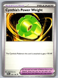 Cynthia's Power Weight Uncommon SV10: Destined Rivals 162/182 NM 2025