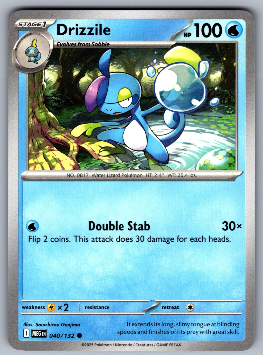 Drizzile Common ME01: Mega Evolution 040/132 NM 2025