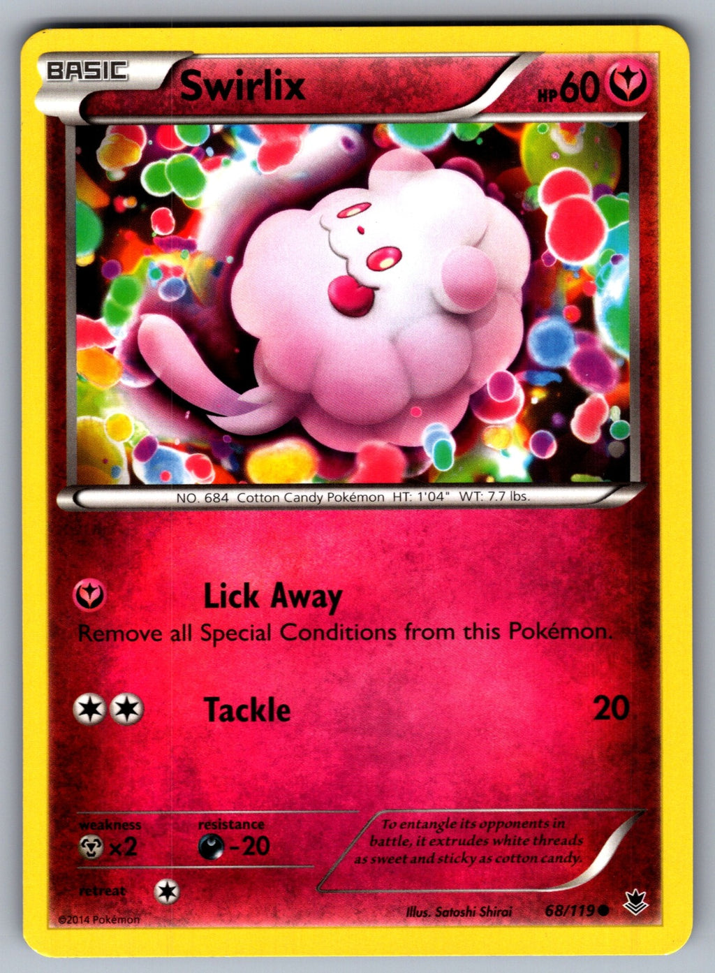 Swirlix Common XY - Phantom Forces 68/119 LP 2014