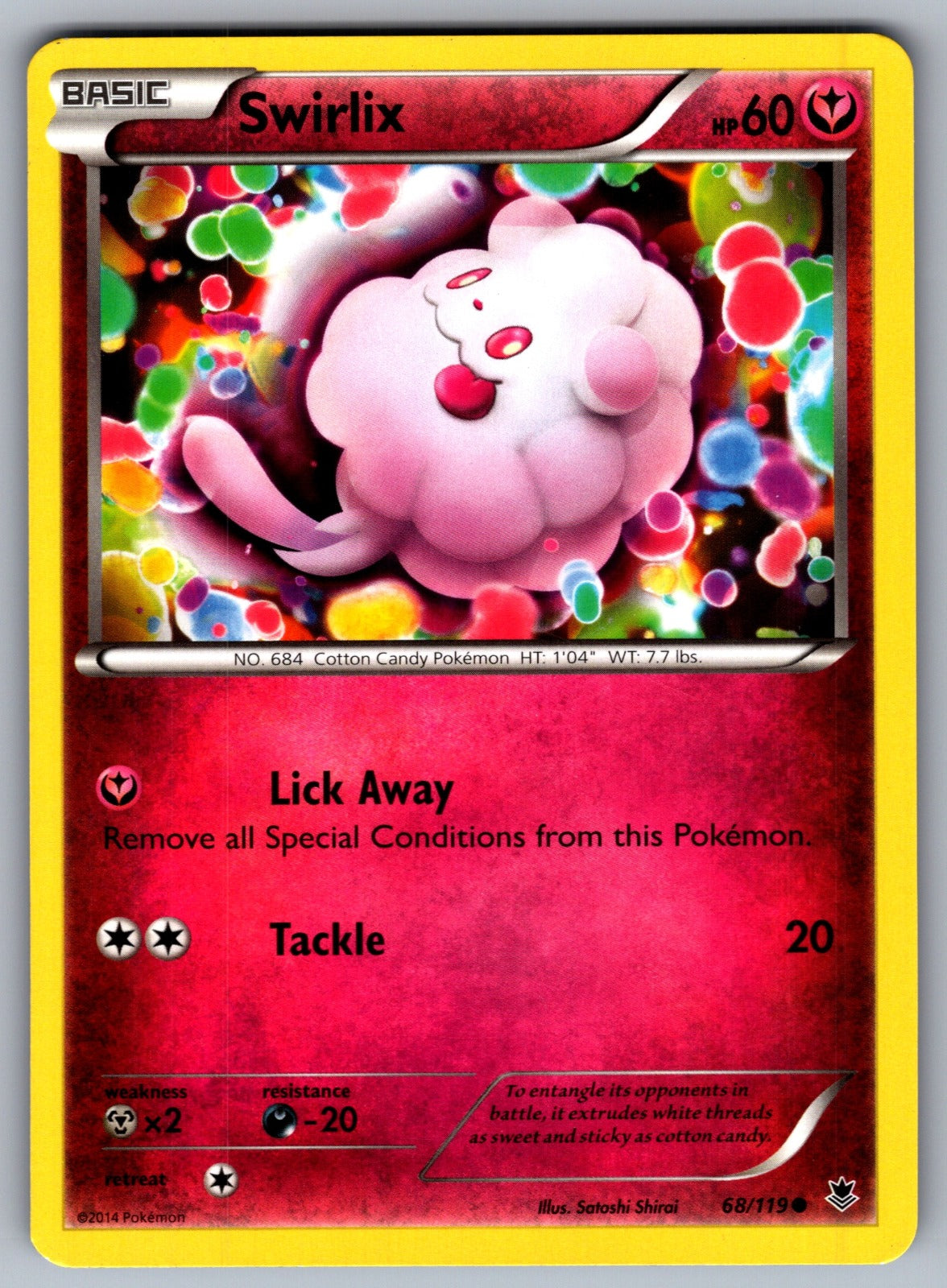 Swirlix Common XY - Phantom Forces 68/119 LP 2014