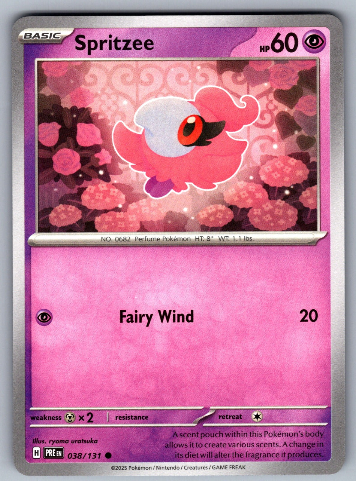 Spritzee Common SV: Prismatic Evolutions 038/131 NM 2025