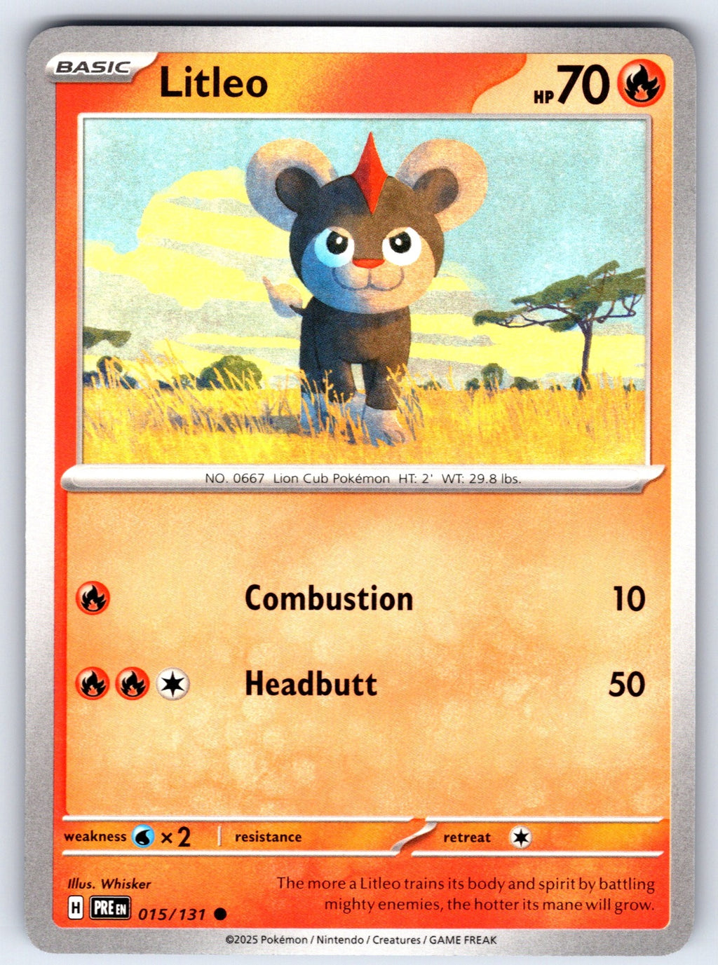 Litleo Common SV: Prismatic Evolutions 015/131 NM 2025