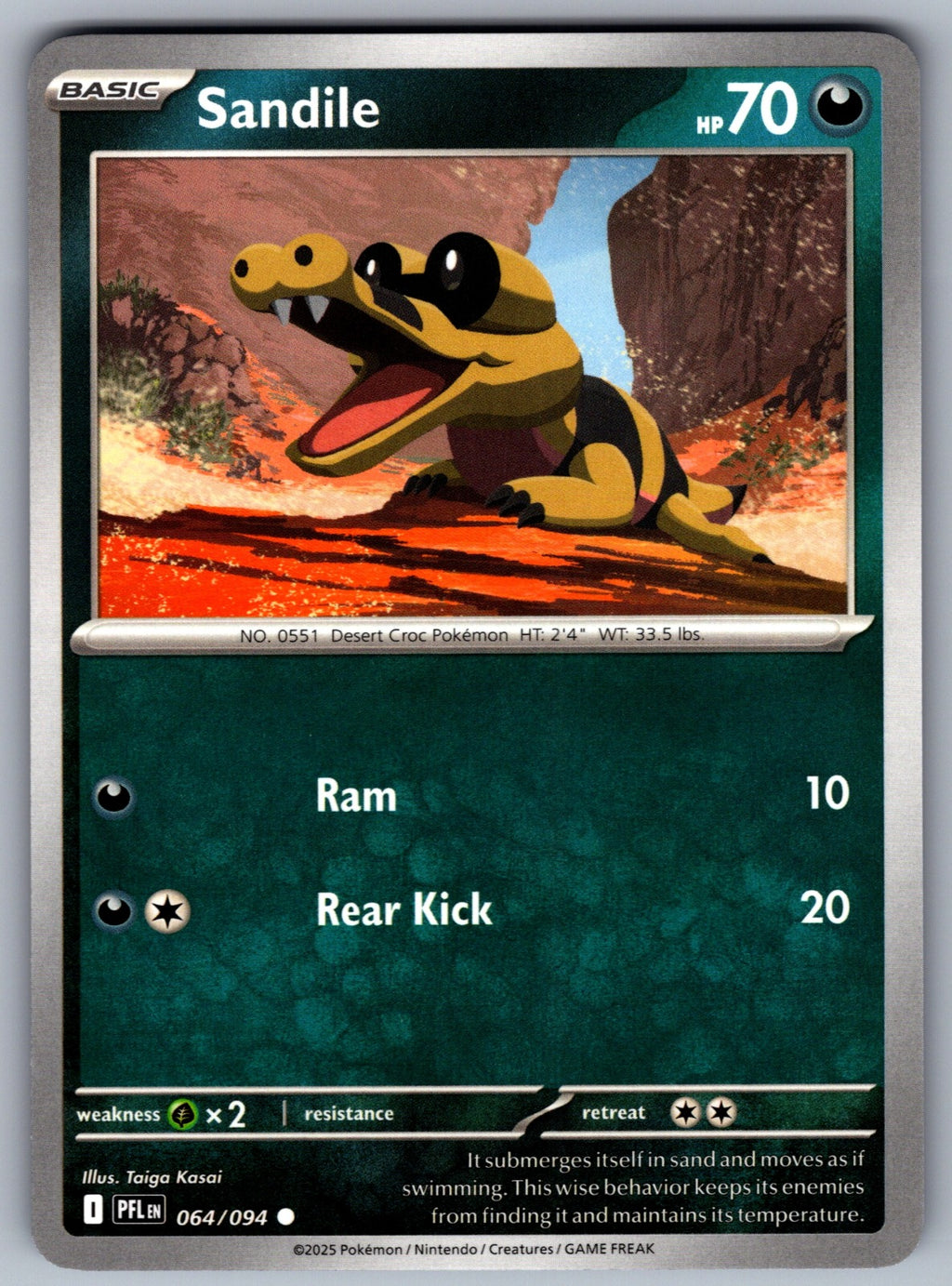 Sandile Common ME02: Phantasmal Flames 064/094 NM 2025