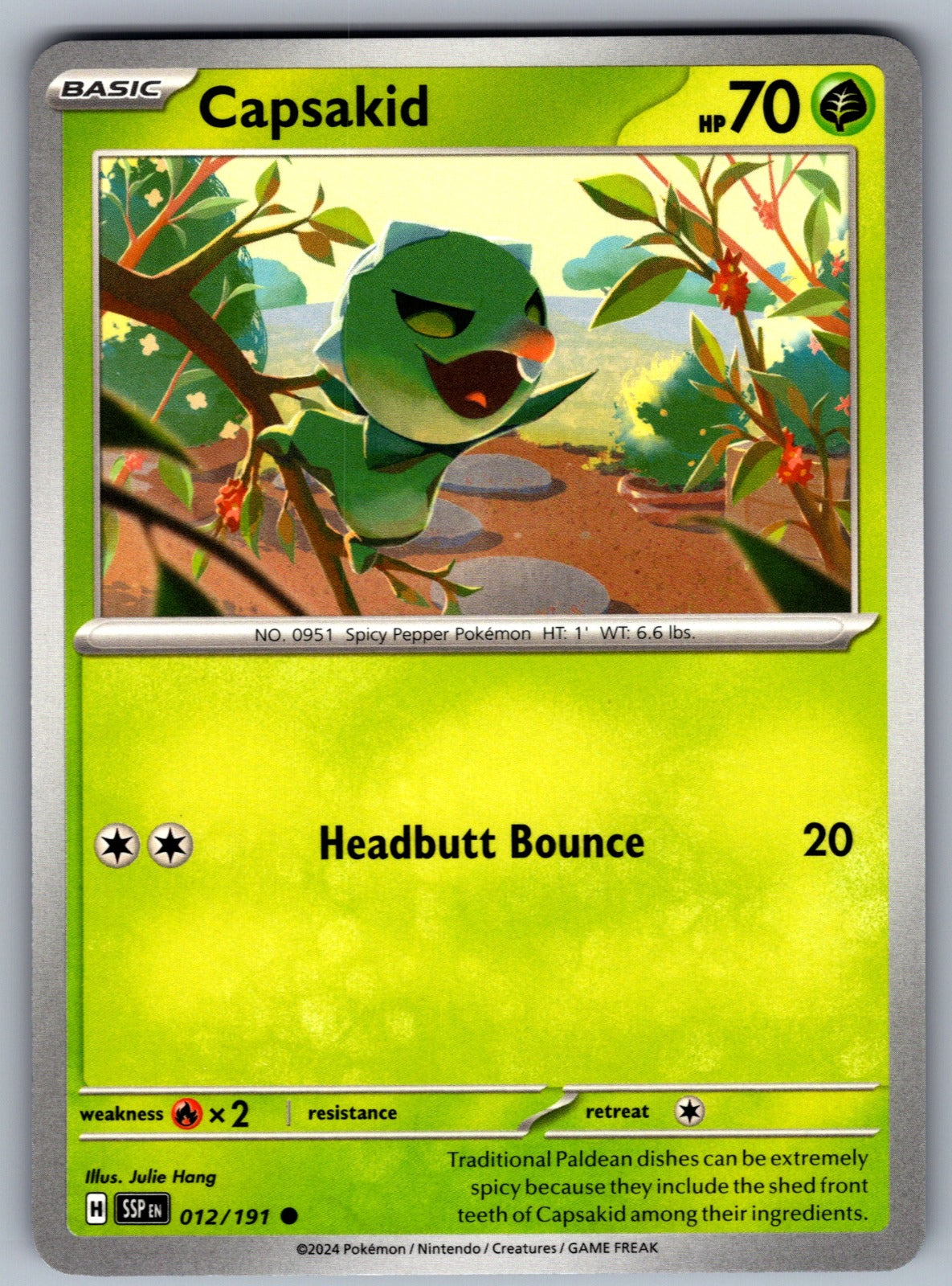 Capsakid Common SV08: Surging Sparks 012/191 NM 2024