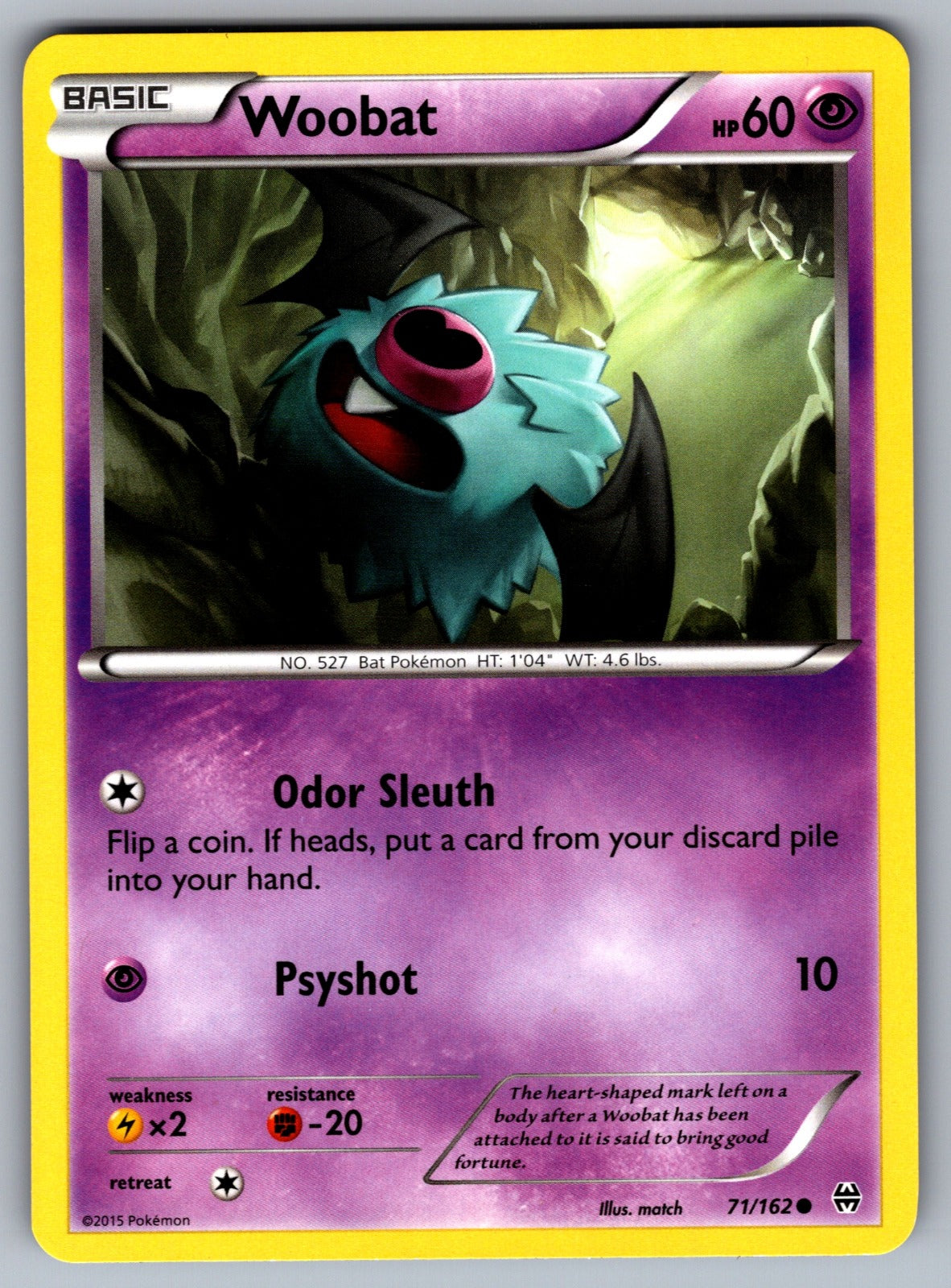 Woobat Common XY - BREAKthrough 71/162 LP 2015