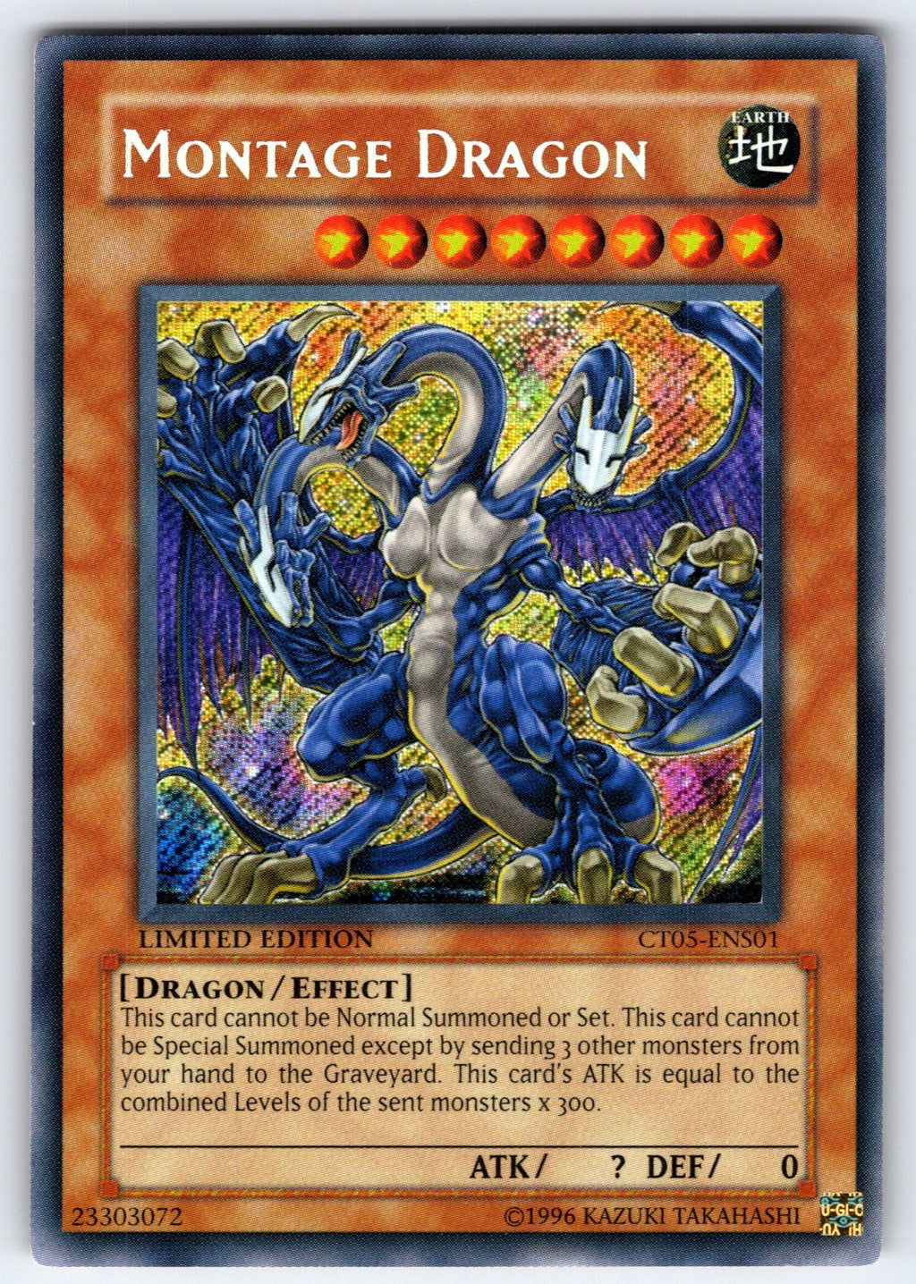 Montage Dragon Limited Secret Rare 2008 Collectors Tin CT05-ENS01 NM 2008