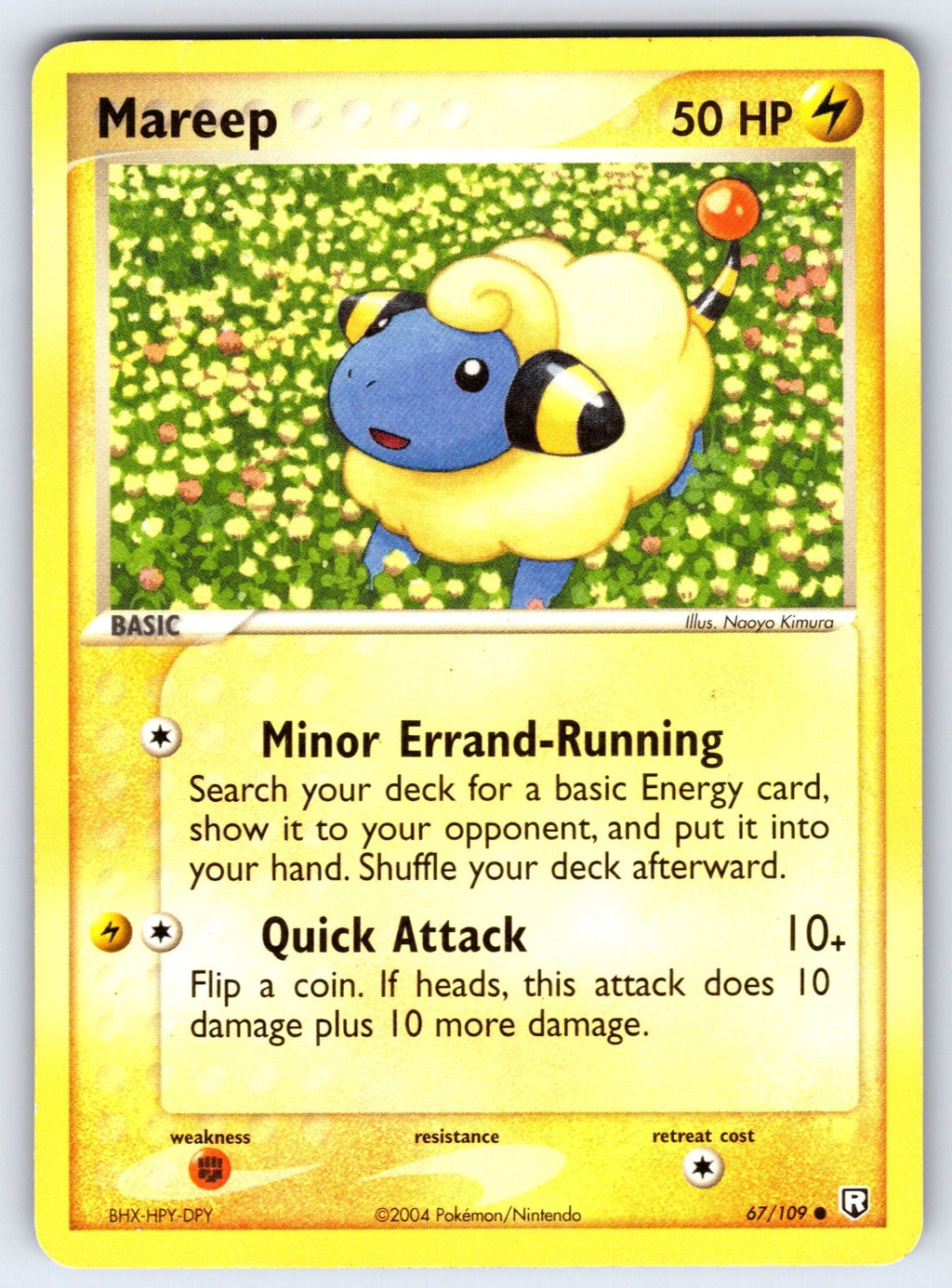 Mareep Common Team Rocket Returns 67/109 LP 2004