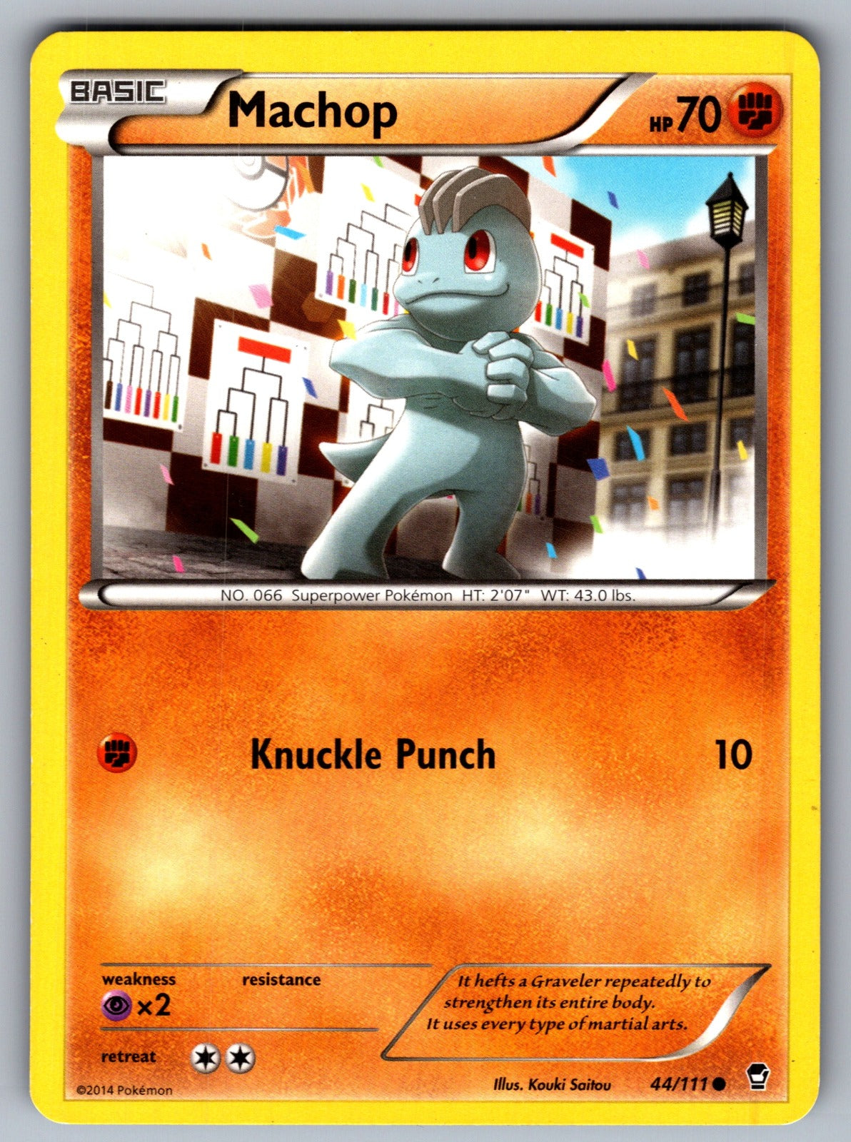 Machop Common XY - Furious Fists 44/111 LP 2014