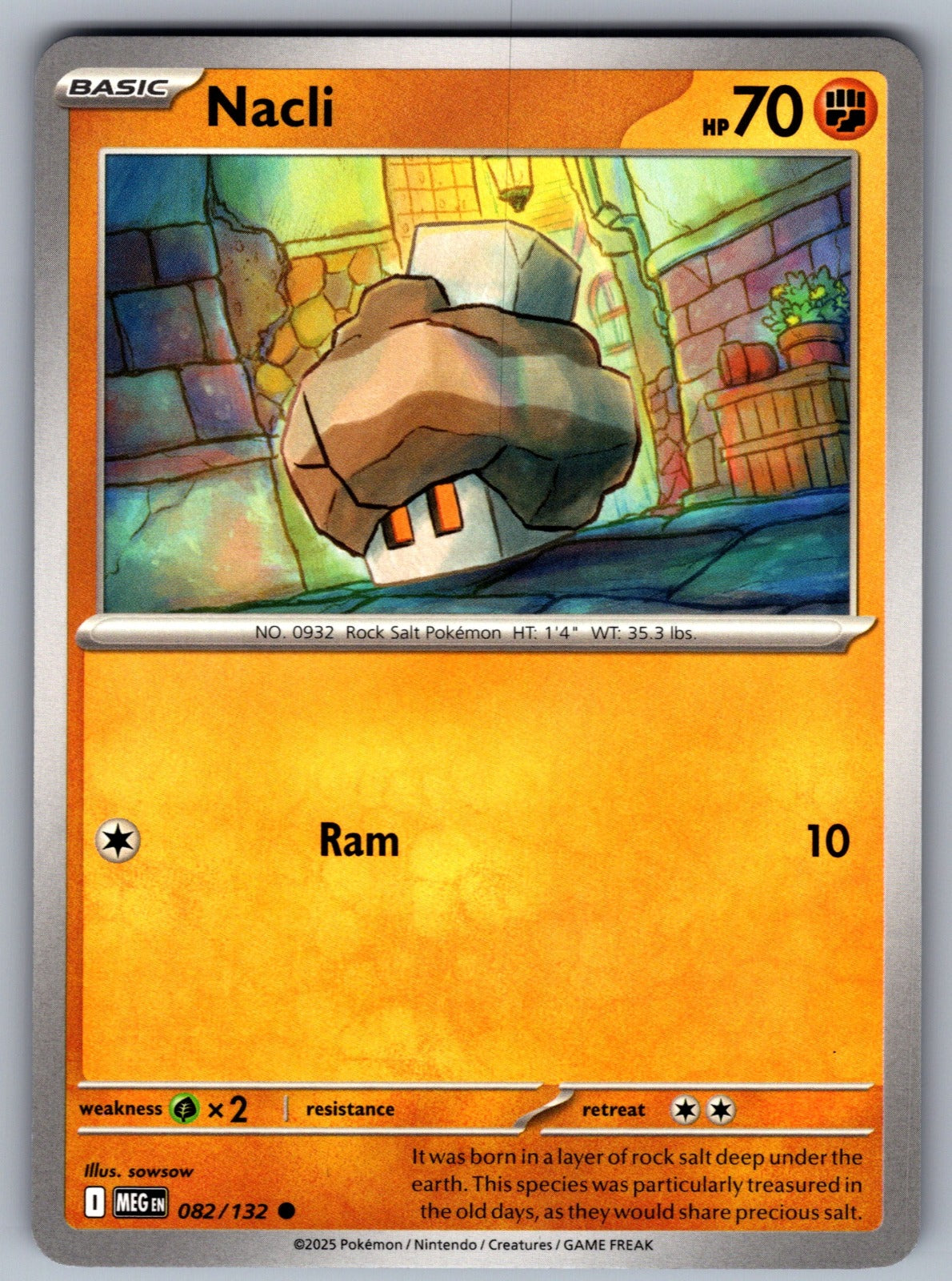 Nacli Common ME01: Mega Evolution 082/132 NM 2025