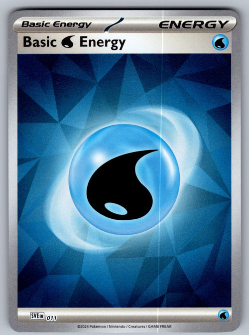 Basic Water Energy - Holo Common SVE: Scarlet & Violet Energies 011 NM 2023