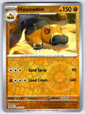 Hippowdon Reverse Holo Common SV: Prismatic Evolutions 053/131 NM 2025