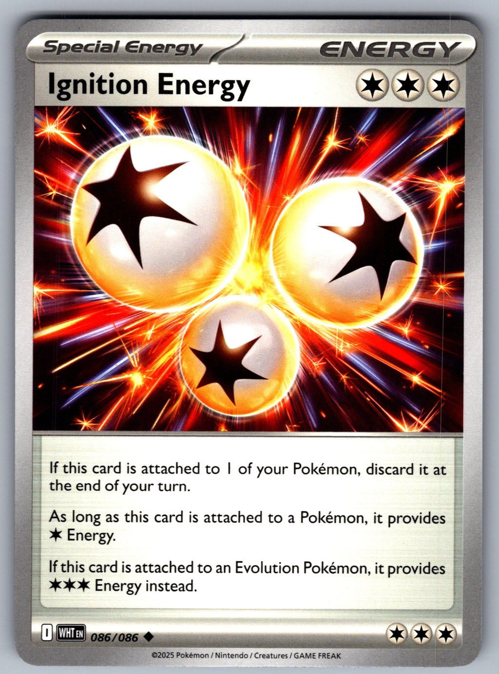 Ignition Energy Uncommon SV: White Flare 086/086 NM 2025