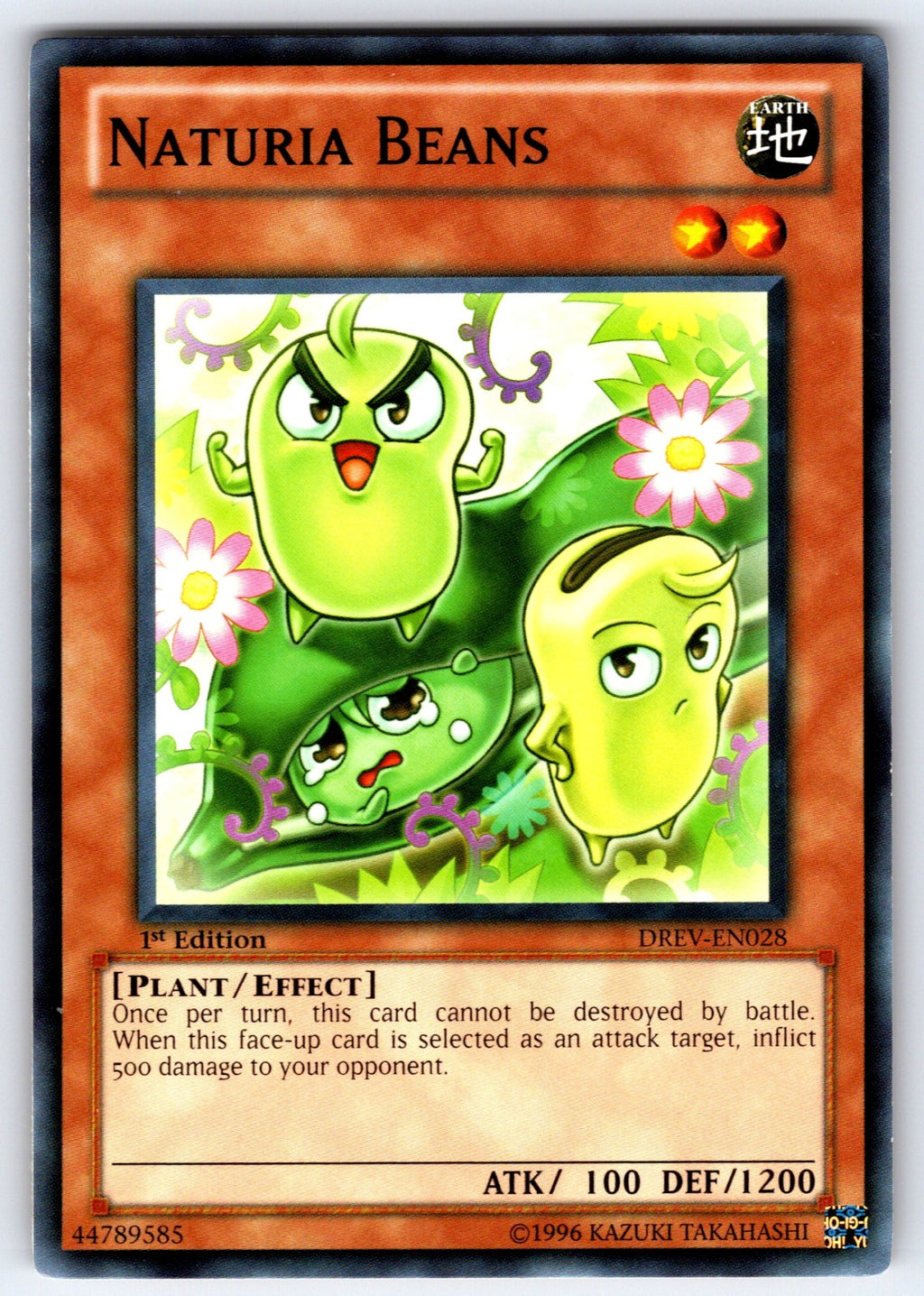Naturia Beans 1st Edition Common Duelist Revolution DREV-EN028 LP 2010