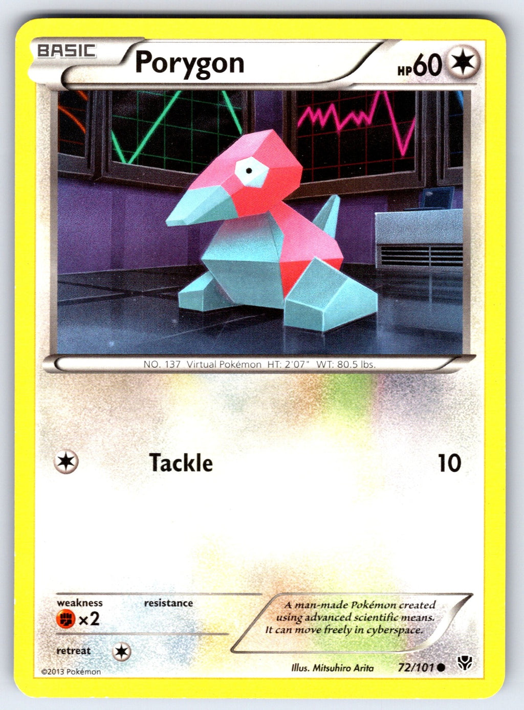 Porygon Common Plasma Blast 72/101 LP 2013