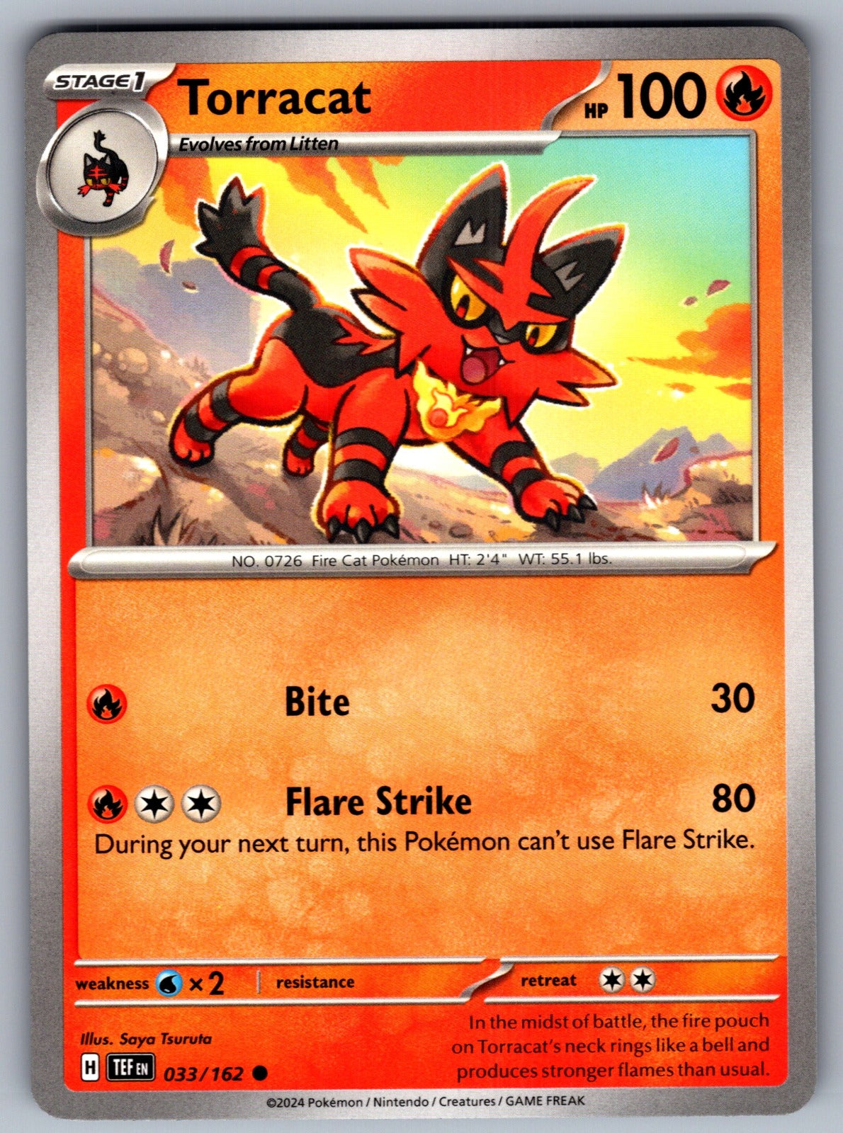 Torracat Common SV05: Temporal Forces 033/162 NM 2024