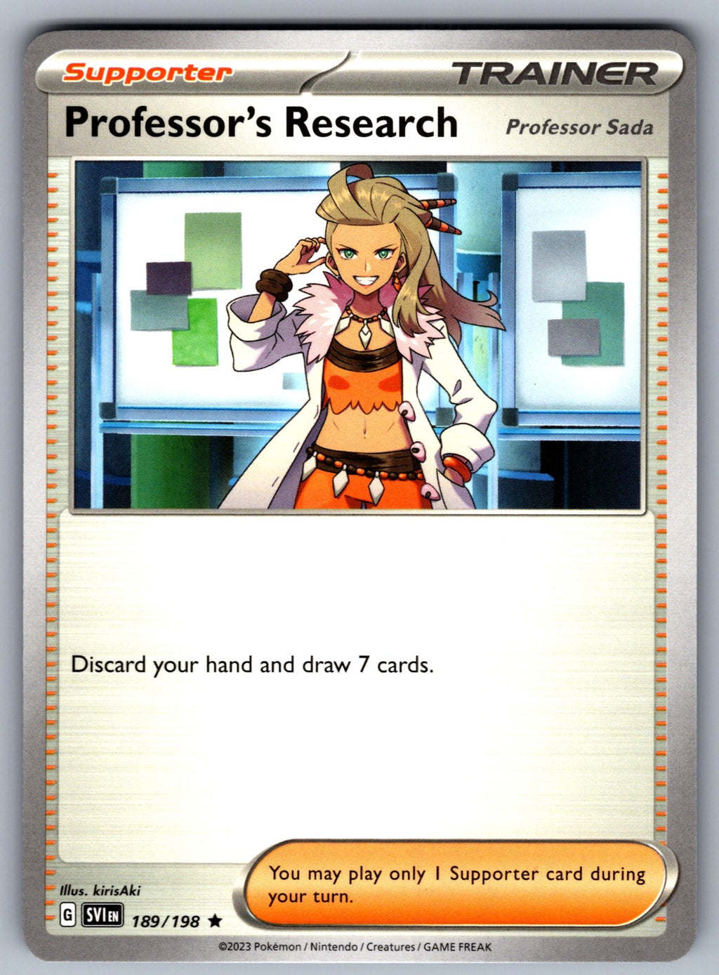 Professor's Research Rare Deck Exclusives 189/198 NM 2016