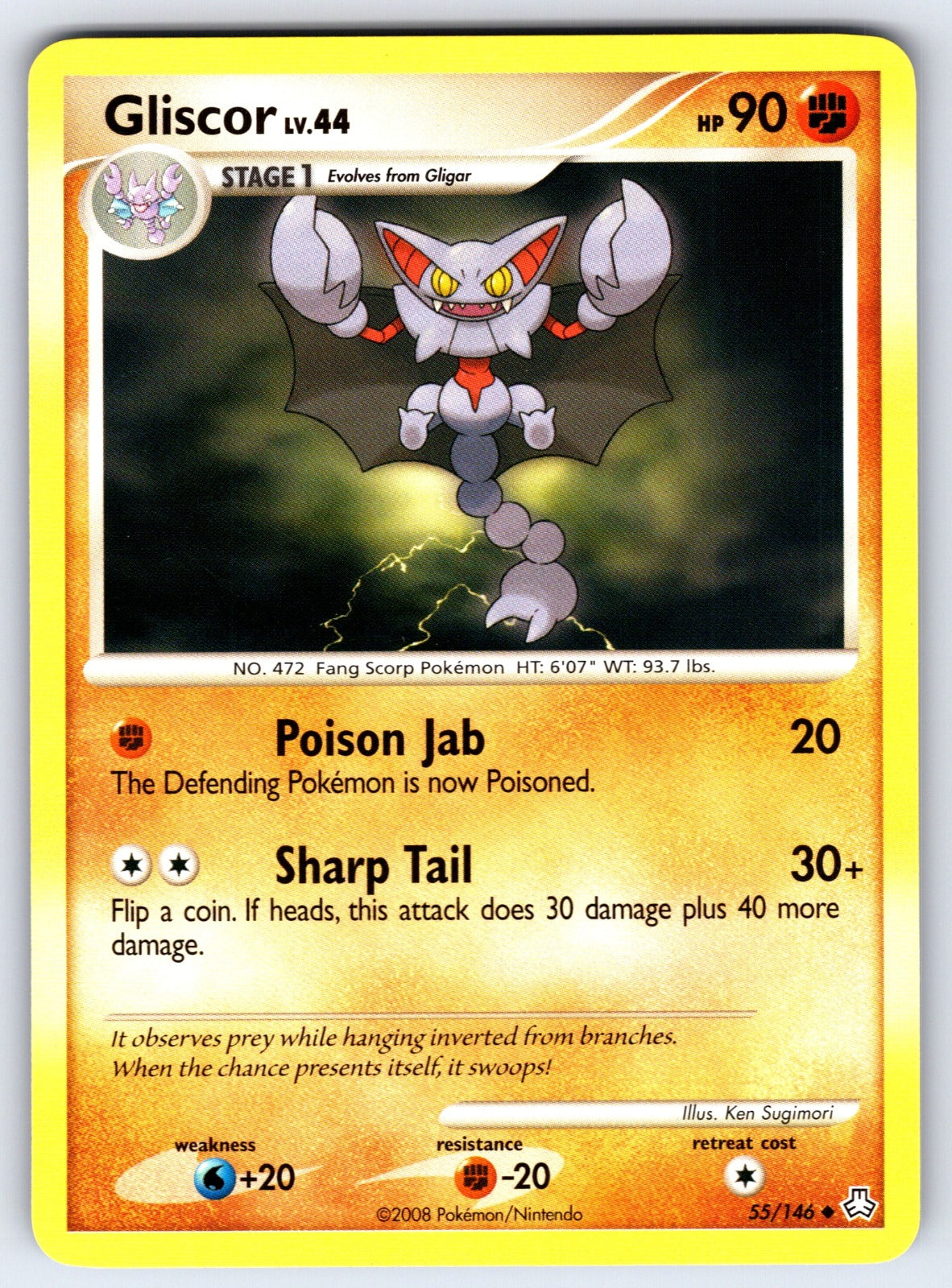 Gliscor (55) Uncommon Legends Awakened 55/146 LP 2008