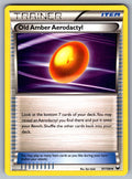 Old Amber Aerodactyl Uncommon Dark Explorers 97/108 LP 2012