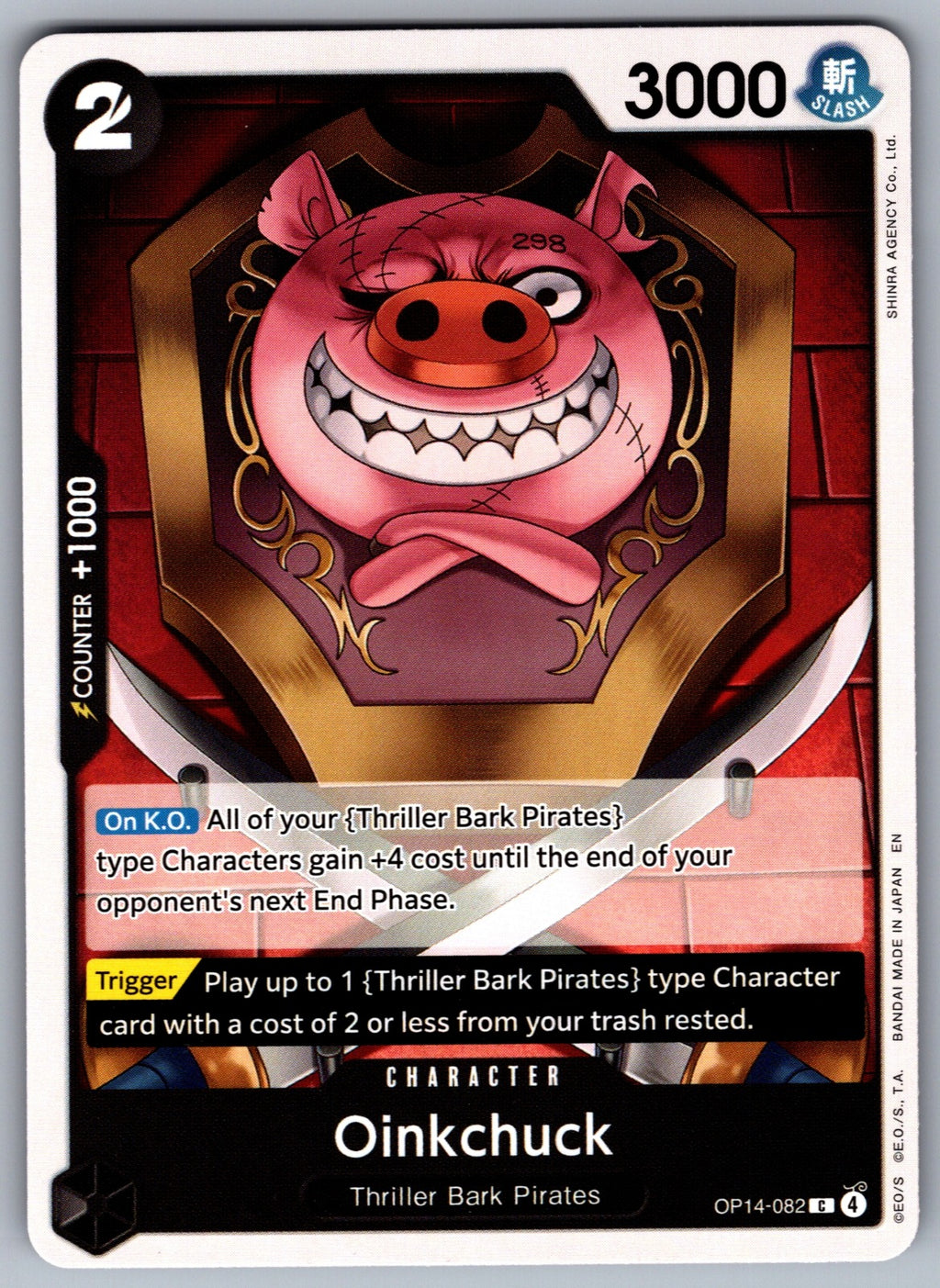 Oinkchuck C The Azure Sea's Seven OP14-082 NM 2026