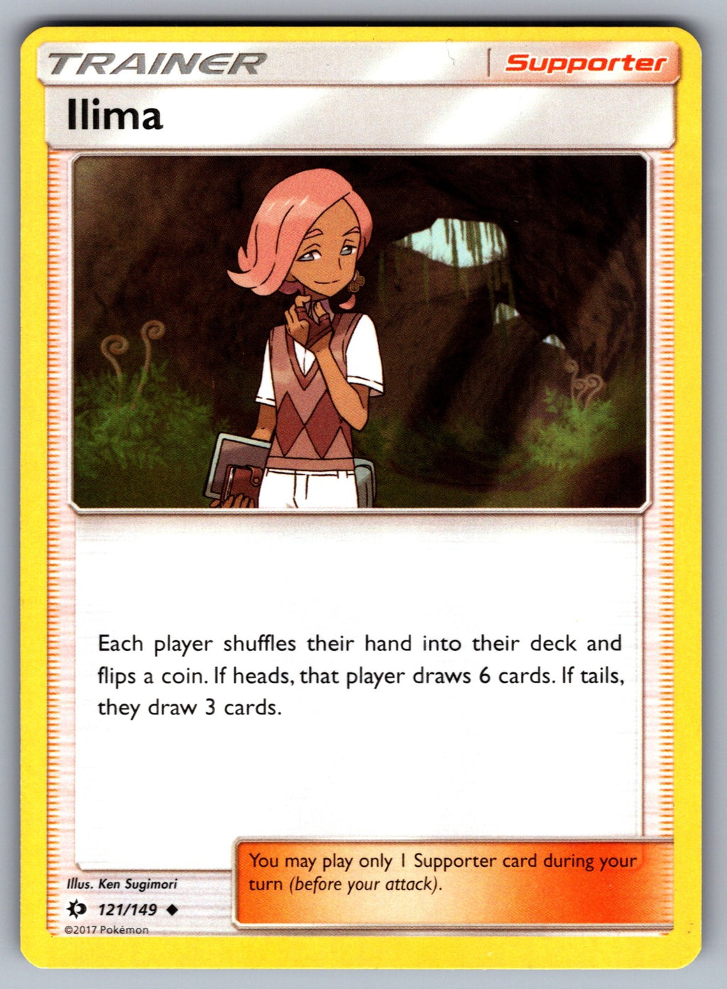 Ilima Uncommon SM Base Set 121/149 LP 2017