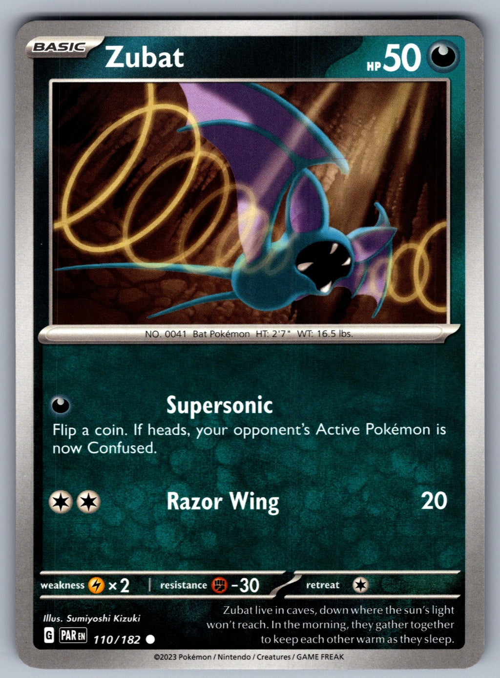 Zubat Common SV04: Paradox Rift 110/182 NM 2023