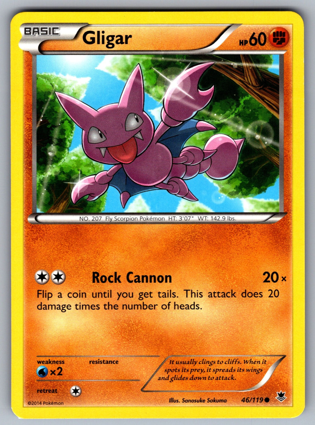 Gligar Common XY - Phantom Forces 46/119 LP 2014