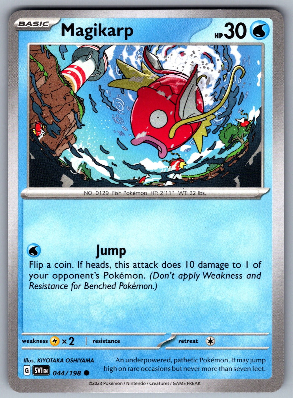 Magikarp Common SV01: Scarlet & Violet Base Set 044/198 NM 2023