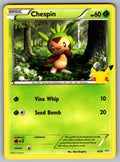 Chespin - 6/25 Promo McDonald's 25th Anniversary Promos 006/025 NM 2021