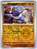 Croagunk Reverse Holo Common SV02: Paldea Evolved 114/193 NM 2023