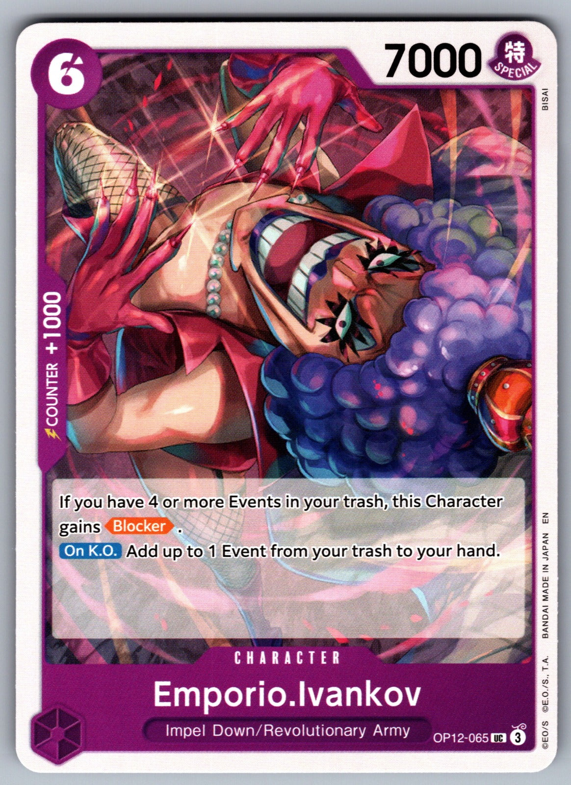 Emporio.Ivankov (065) UC Legacy of the Master OP12-065 NM 2025