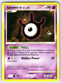 Unown (W) Uncommon Legends Awakened 80/146 LP 2008