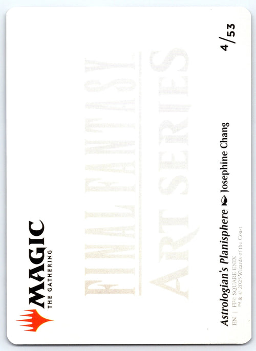 Astrologian's Planisphere Art Card (Gold-Stamped Signature) S Art Series: Final (Back)