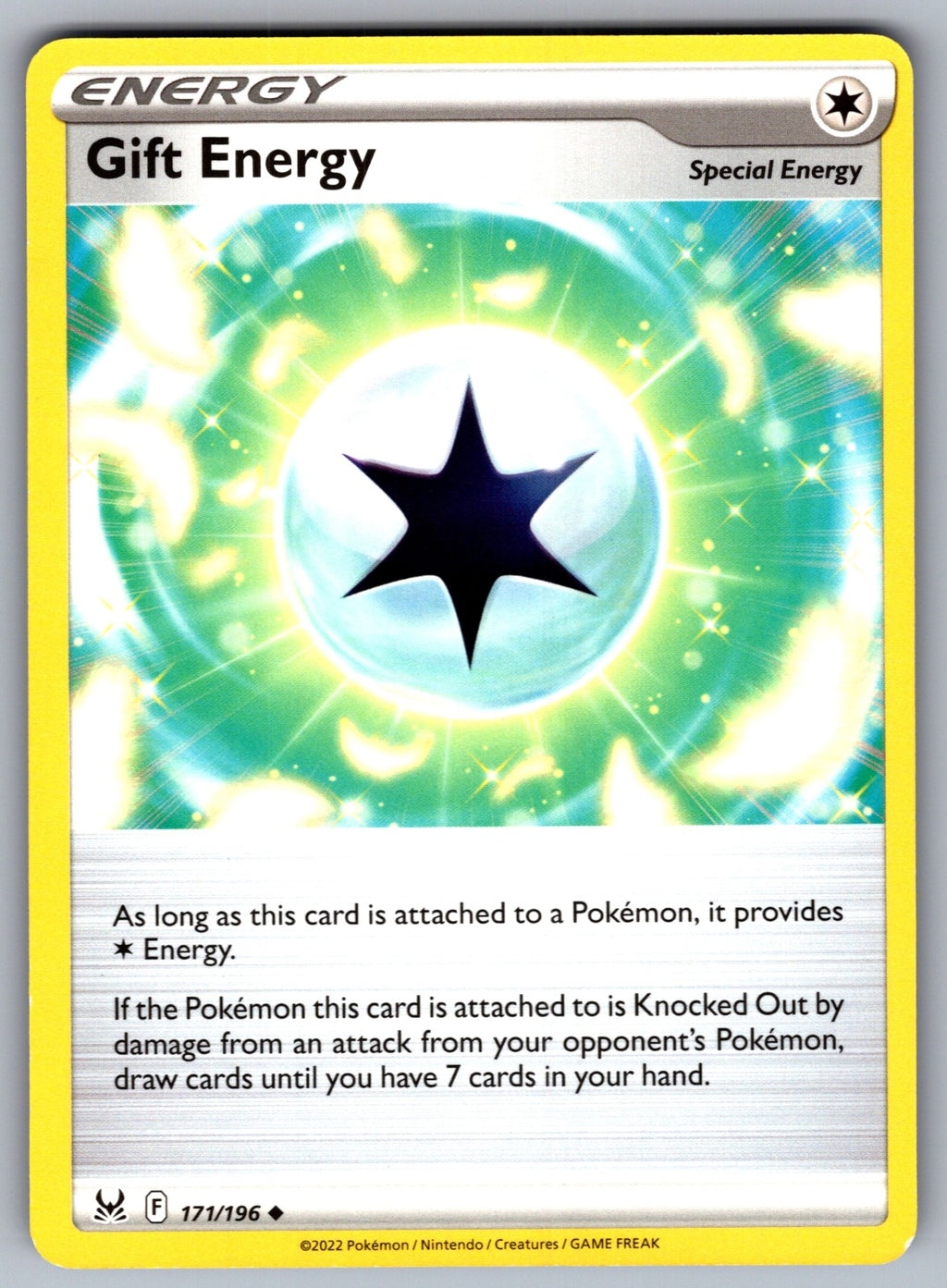 Gift Energy Uncommon SWSH11: Lost Origin 171/196 NM 2022