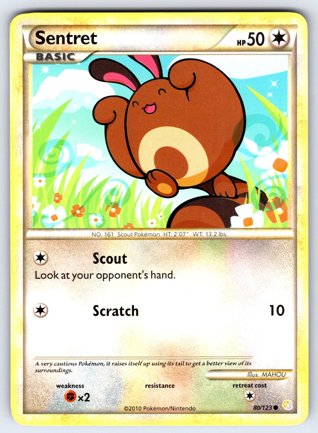 Sentret Common HeartGold SoulSilver 80/123 LP 2010