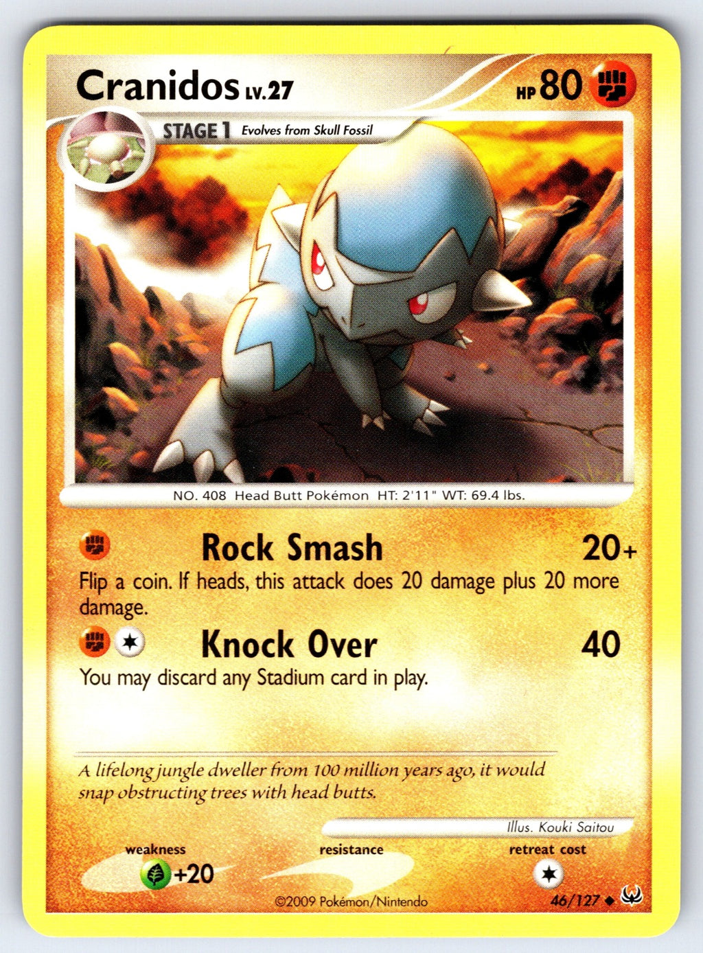 Cranidos Uncommon Platinum 46/127 LP 2009