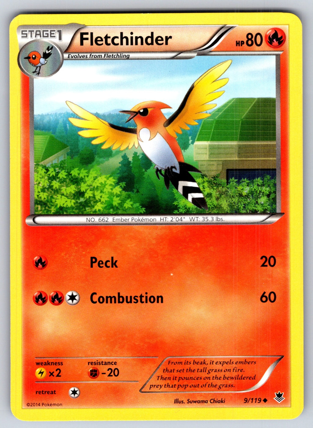 Fletchinder Uncommon XY - Phantom Forces 9/119 LP 2014
