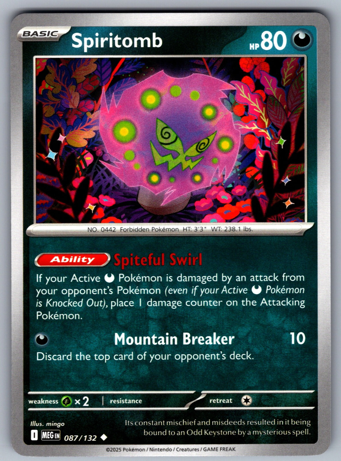 Spiritomb Uncommon ME01: Mega Evolution 087/132 NM 2025