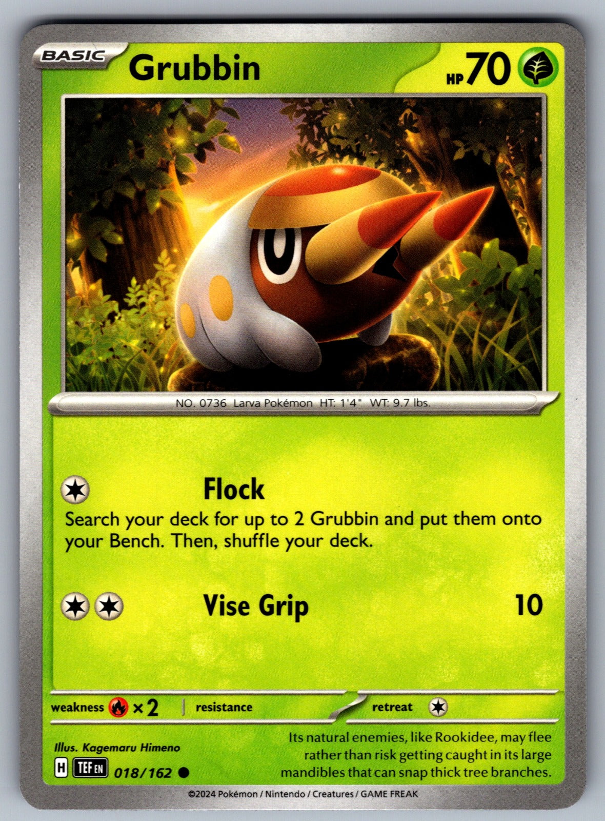 Grubbin Common SV05: Temporal Forces 018/162 NM 2024