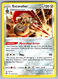 Escavalier Rare SWSH09: Brilliant Stars 101/172 NM 2022