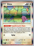 Ditto Holo Rare SV: Scarlet & Violet 151 132/165 NM 2023