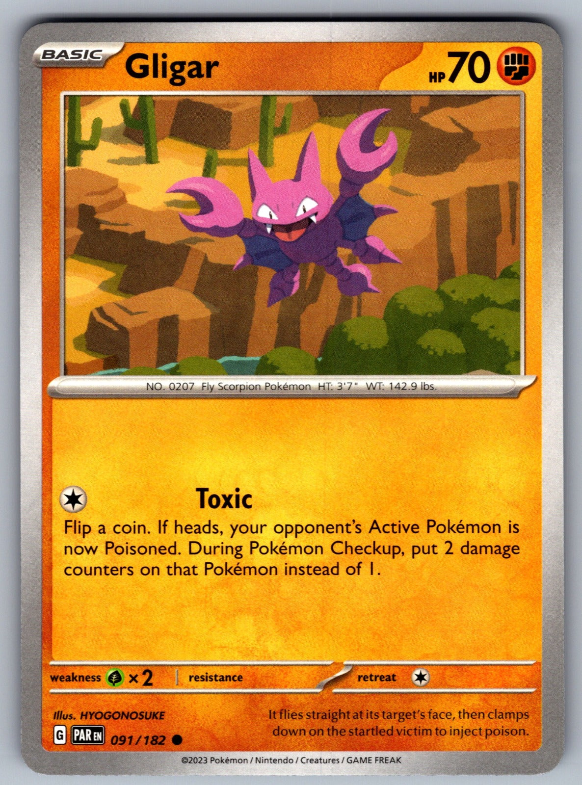 Gligar Common SV04: Paradox Rift 091/182 NM 2023