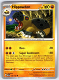 Hippowdon Uncommon SV10: Destined Rivals 106/182 NM 2025