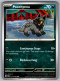 Poochyena Common SV06: Twilight Masquerade 113/167 NM 2024