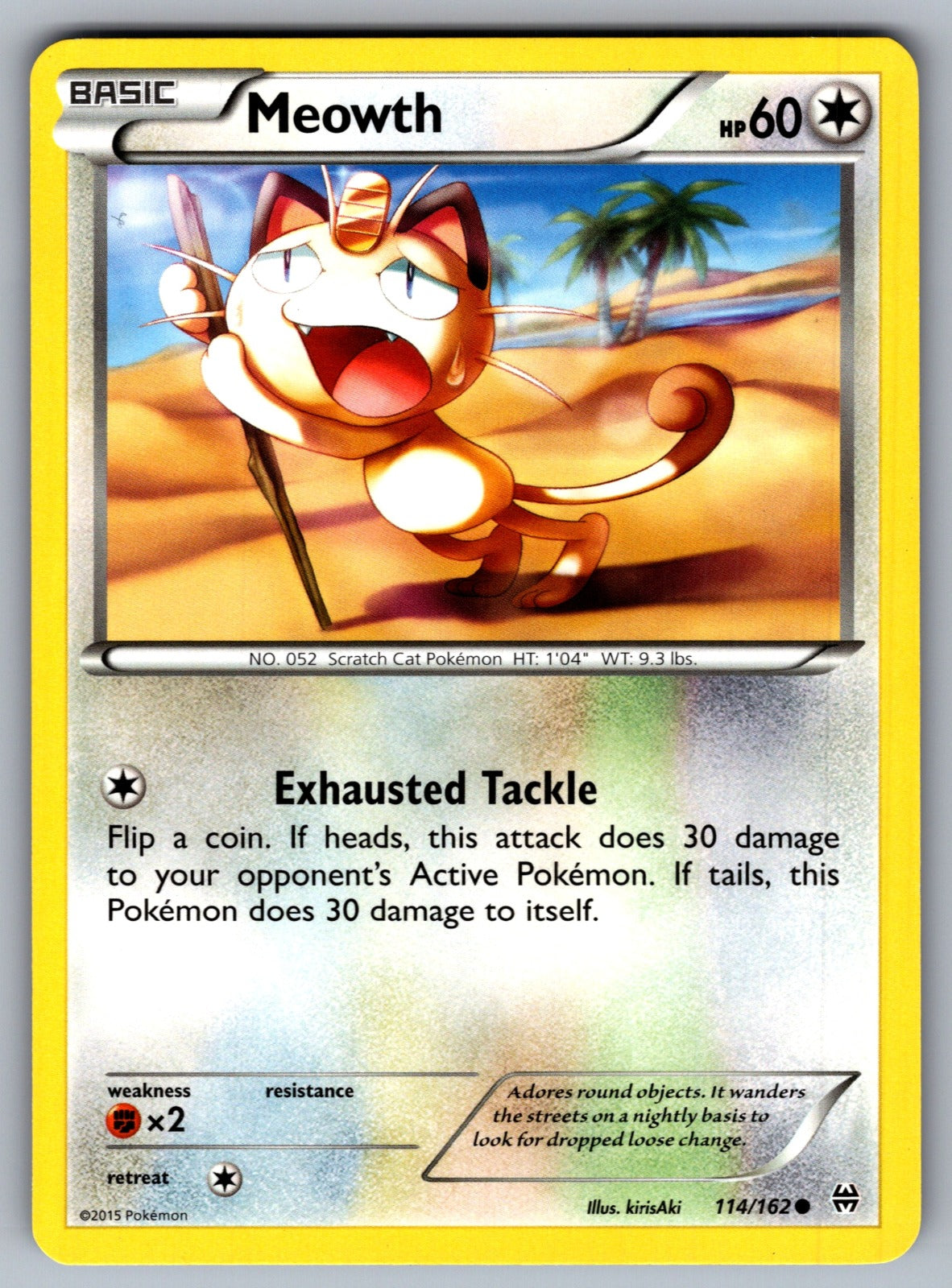Meowth Common Generations 53/83 LP 2016